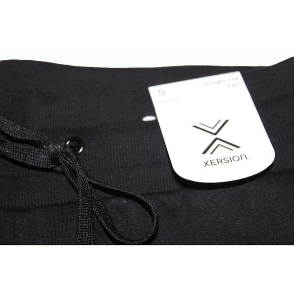Women Sweatpants Xersion Women Straight Leg Mid-Rise Sweatpants Size Small Black - Picture 5 of 6